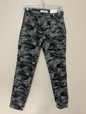 KanCan Gray & Black Camo High-Rise Super Skinny Jeans